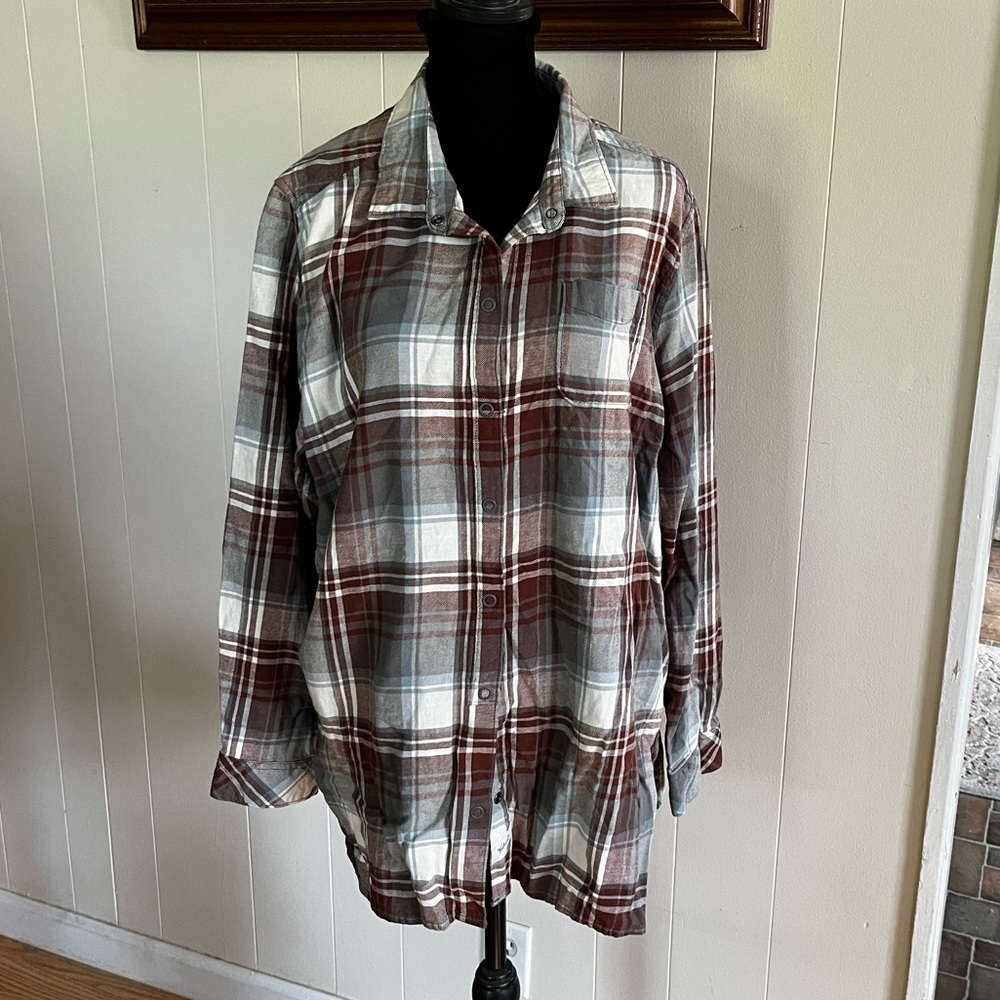 Woolrich Plaid snap-up Shirt